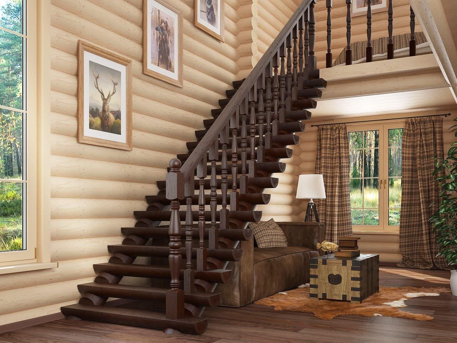 Лестница в интерьере дома: стильный дизайн лестниц на второй этаж в частном доме