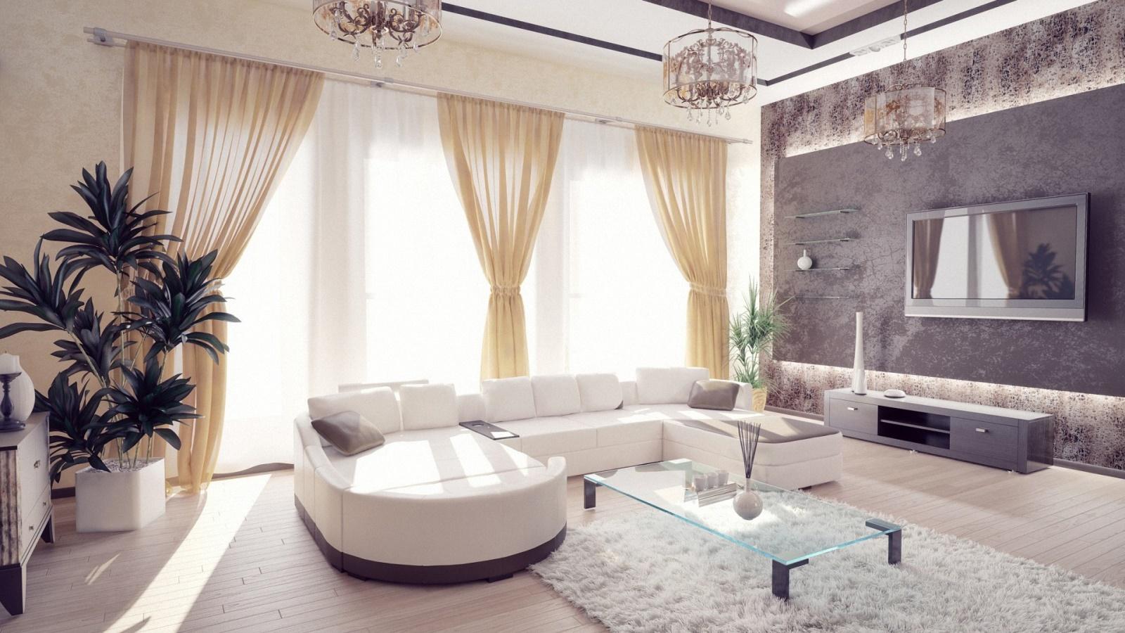 красивый интерьер гостиной в квартире в современном стиле фото